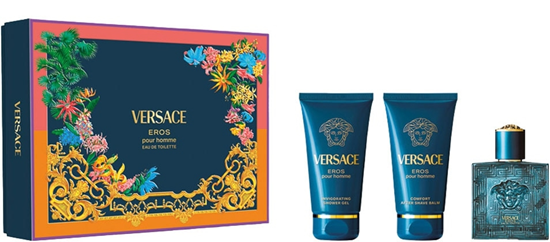 VERSACE EROS SET EDT 50MLSHOWERGEL 50MLAFTERSHAVEBALM 50ML